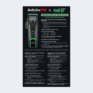 BaBylissPRO® x Tomb45® Wireless-Charging Clipper, , hi-res